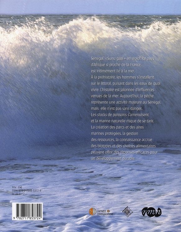 Quatrième de couverture de « SENEGAL, L'HOMME ET LA MER »