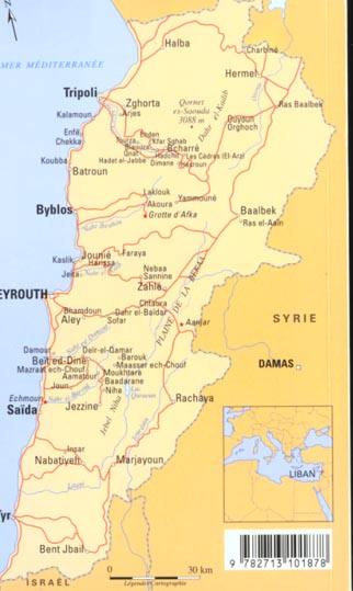 Quatrième de couverture de « LIBAN - GUIDE MARCUS »