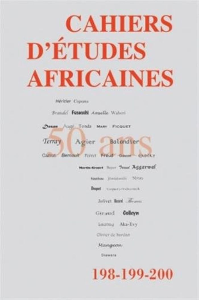 Couverture du livre « CAHIERS D ETUDES AFRICAINES 50 ANS 198-199-200 » de Collectif, librairie Les Contes Infusés à Corte