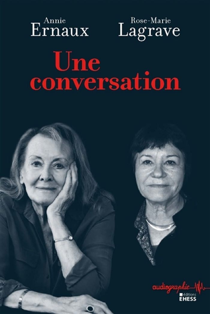 Couverture du livre « Une conversation » de Annie Ernaux, librairie Les Contes Infusés à Corte