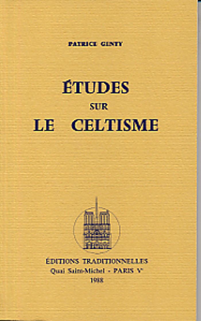 Couverture du livre « ETUDES SUR LE CELTISME » de Xxx, librairie Les Contes Infusés à Corte
