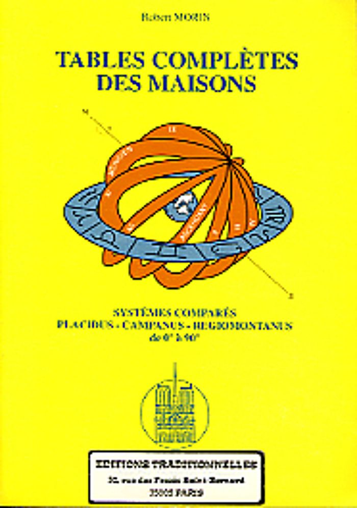 Couverture du livre « TABLES COMPLETES DES MAISONS » de Xxx, librairie Les Contes Infusés à Corte