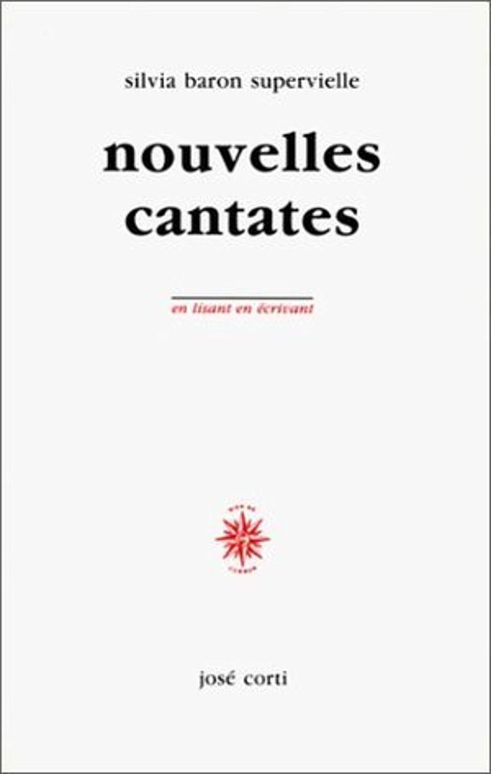 Couverture du livre « NOUVELLES CANTATES » de Baron Supervielle S., librairie Les Contes Infusés à Corte