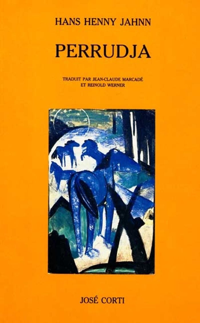 Couverture du livre « PERRUDJA » de Jahnn Hans Henny, librairie Les Contes Infusés à Corte