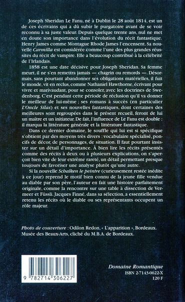 Quatrième de couverture de « SCHALKEN LE PEINTRE »