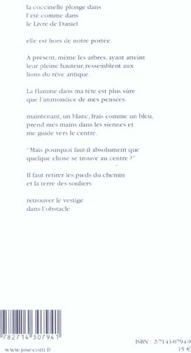 Quatrième de couverture de « ABEILLES - OBSTACLES »