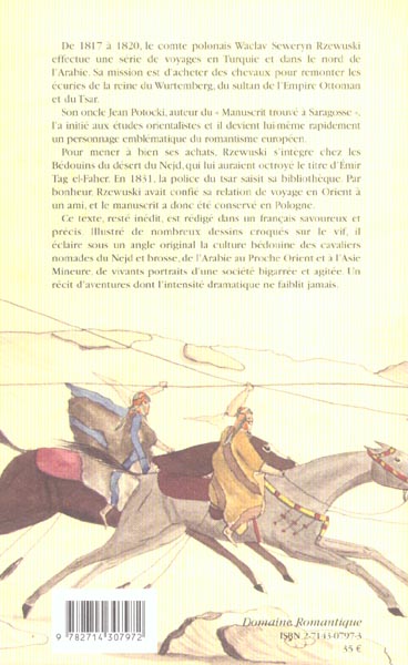 Quatrième de couverture de « IMPRESSIONS D'ORIENT ET D'ARABIE »