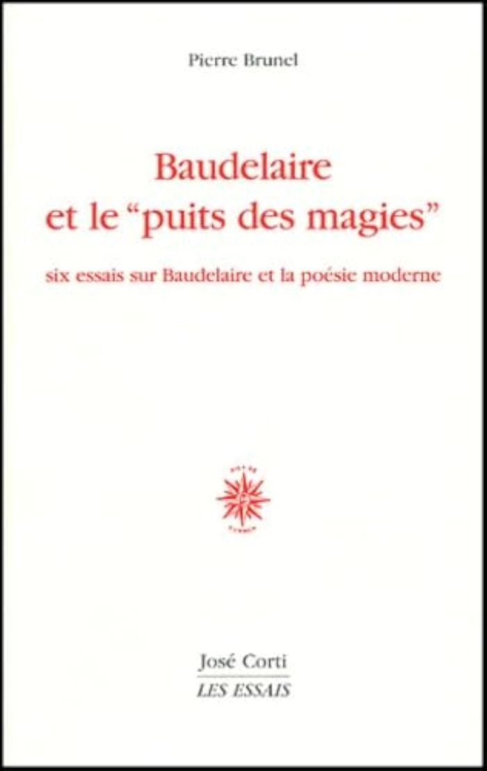 Couverture du livre « BAUDELAIRE ET LE "PUIT DES MAGIES" - SIX ESSAIS SUR BAUDELAIRE ET LA POESIE MODERNE » de Pierre Brunel, librairie Les Contes Infusés à Corte