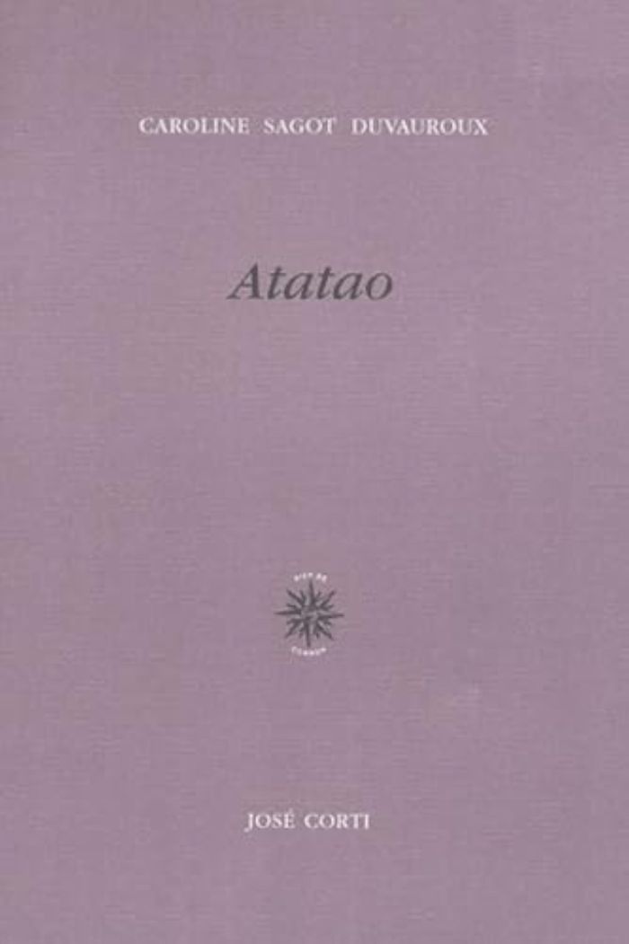 Couverture du livre « ATATAO » de Sagot Duvauroux C., librairie Les Contes Infusés à Corte