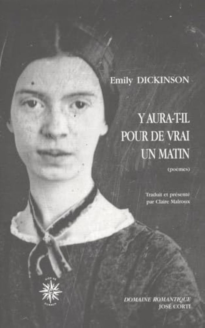 Couverture du livre « Y aura-t-il pour de vrai un matin : poèmes » de Emily Dickinson, librairie Les Contes Infusés à Corte
