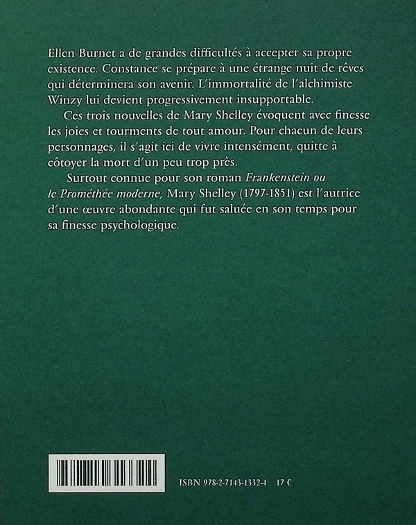 Quatrième de couverture de « Mortels immortels »
