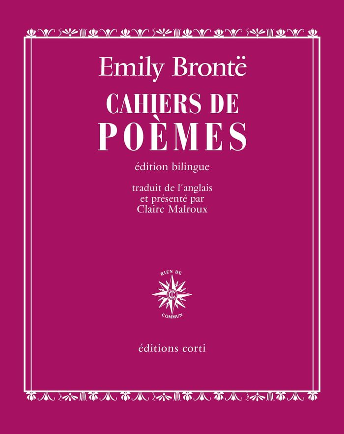 Couverture du livre « Cahiers de poèmes », librairie Les Contes Infusés à Corte