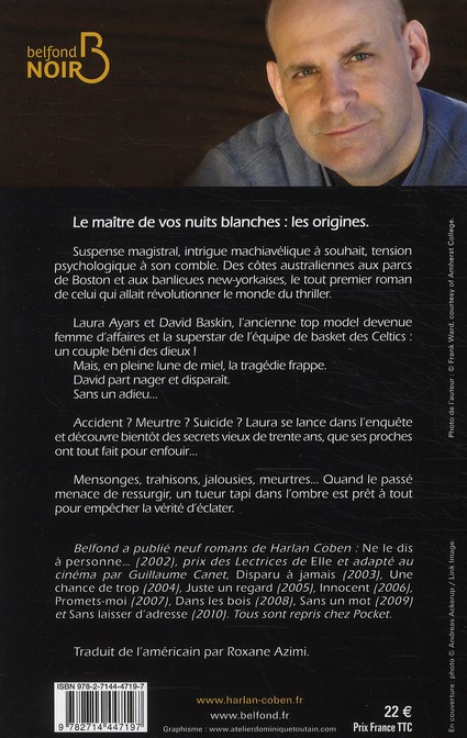 Quatrième de couverture de « Sans un adieu »