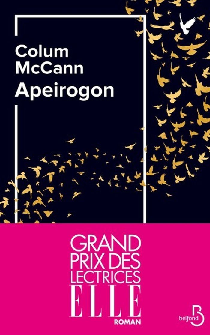 Couverture du livre « Apeirogon » de Colum McCann, librairie Les Contes Infusés à Corte