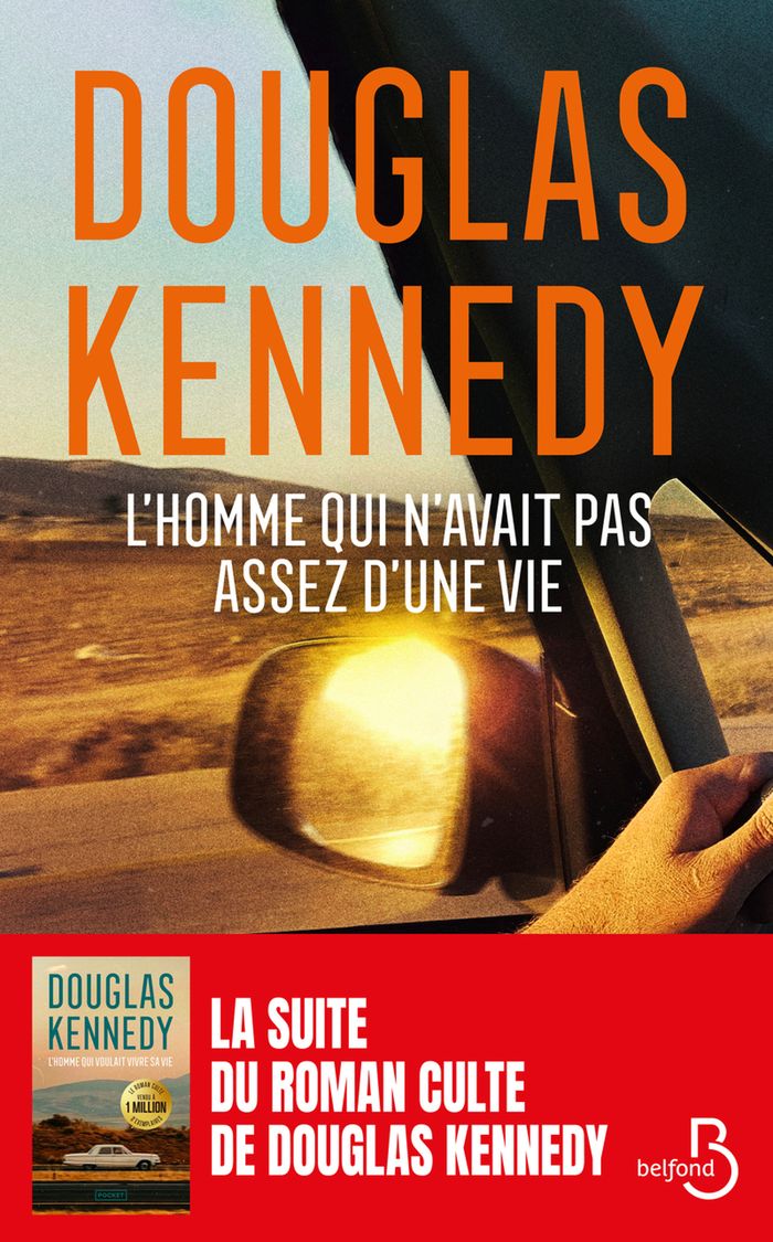Couverture du livre « L'HOMME QUI N'AVAIT PAS ASSEZ D'UNE VIE » de Douglas Kennedy, librairie Les Contes Infusés à Corte