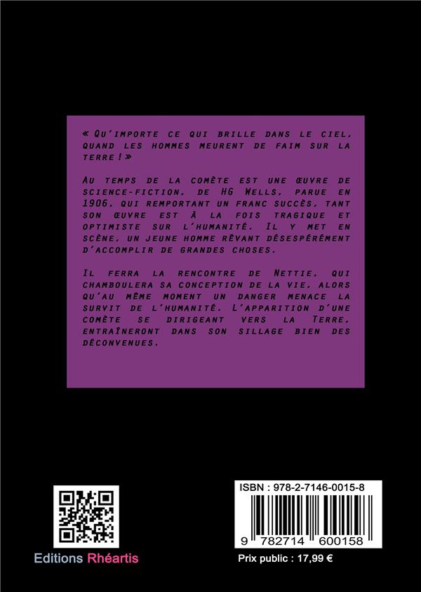 Quatrième de couverture de « Au temps de la comète »