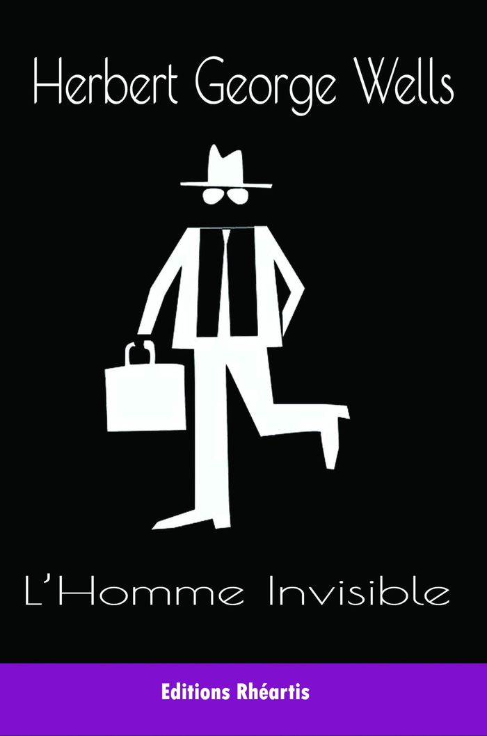 Couverture du livre « L'homme invisible » de H. G. Wells, librairie Les Contes Infusés à Corte