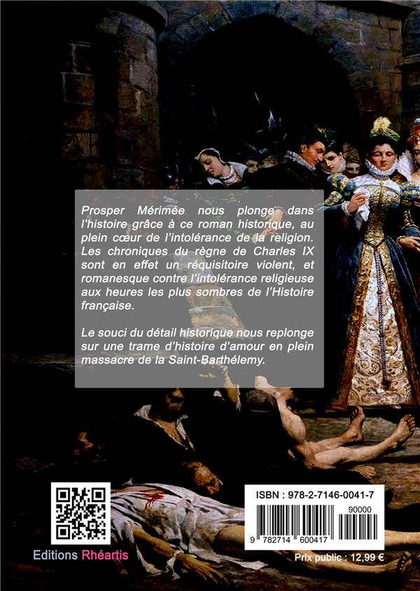 Quatrième de couverture de « Chroniques du règne de Charles IX »