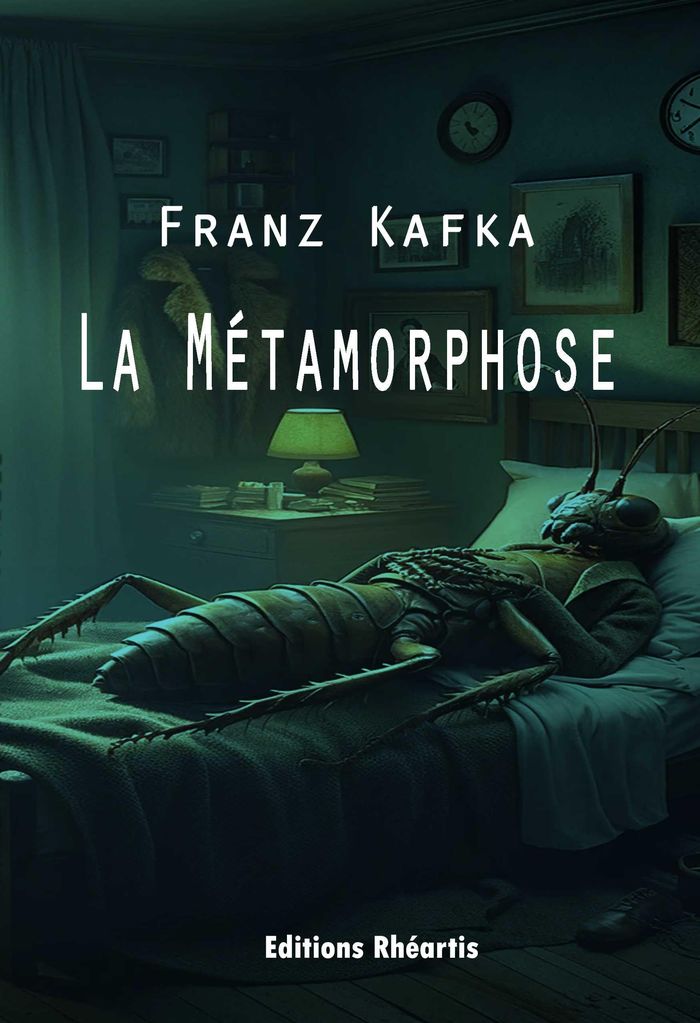 Couverture du livre « La métamorphose » de Franz Kafka, librairie Les Contes Infusés à Corte