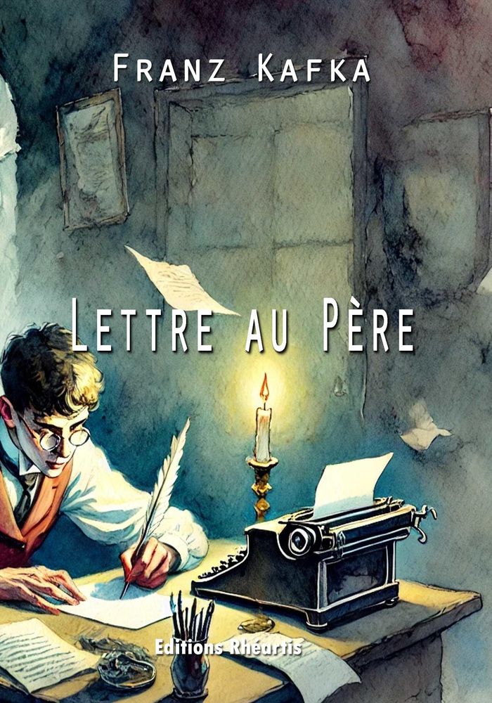 Couverture du livre « Lettre au père » de Franz Kafka, librairie Les Contes Infusés à Corte