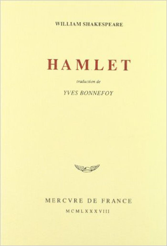 Couverture du livre « HAMLET » de William Shakespeare, librairie Les Contes Infusés à Corte