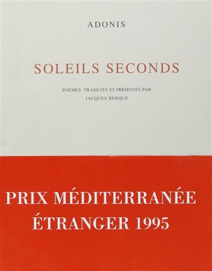 Couverture du livre « SOLEILS SECONDS », librairie Les Contes Infusés à Corte