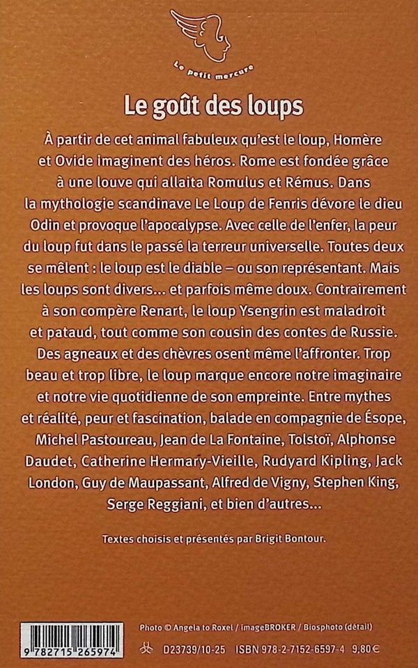 Quatrième de couverture de « Le goût des loups »