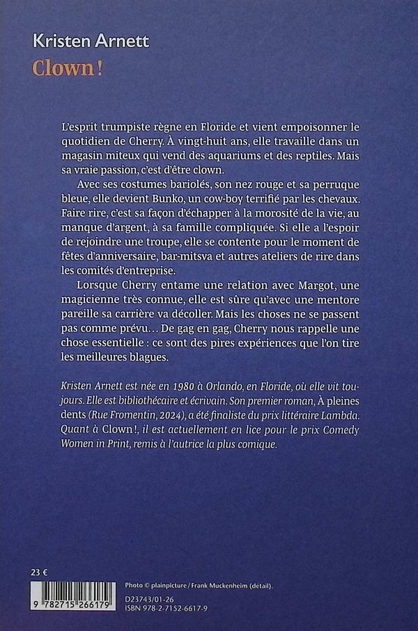 Quatrième de couverture de « Clown ! »