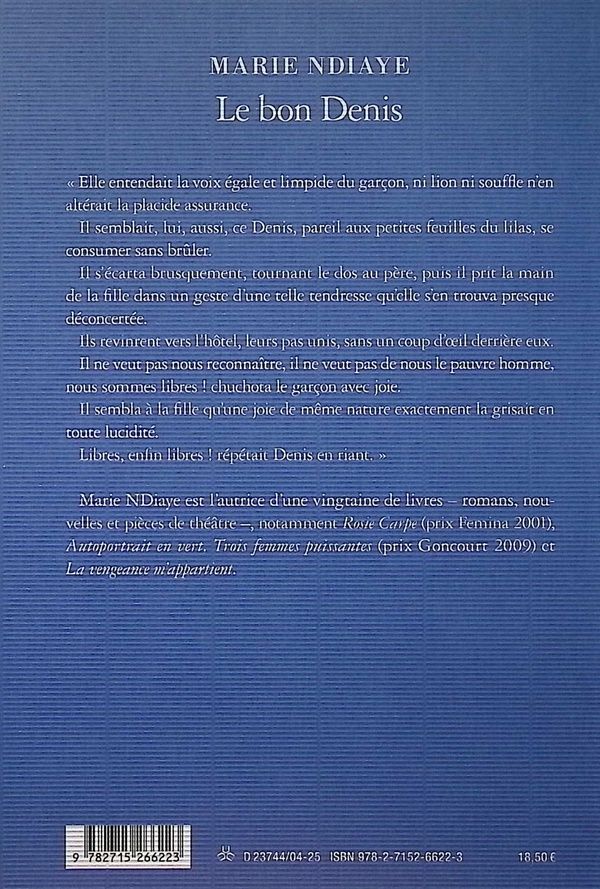 Quatrième de couverture de « Le bon Denis »