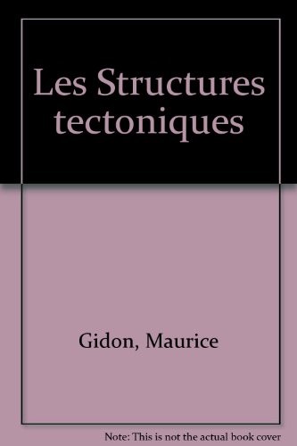 Couverture du livre « LES STRUCTURES TECTONIQUES » de Gidon/m., librairie Les Contes Infusés à Corte