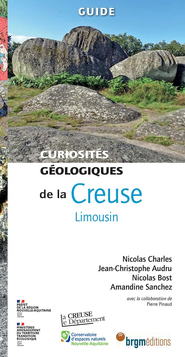 Couverture du livre « Curiosités géologiques de la Creuse, Limousin » de Nicolas Charles, librairie Les Contes Infusés à Corte