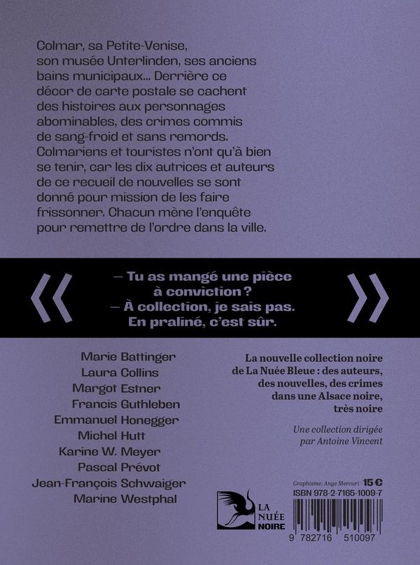 Quatrième de couverture de « Colmar noire »