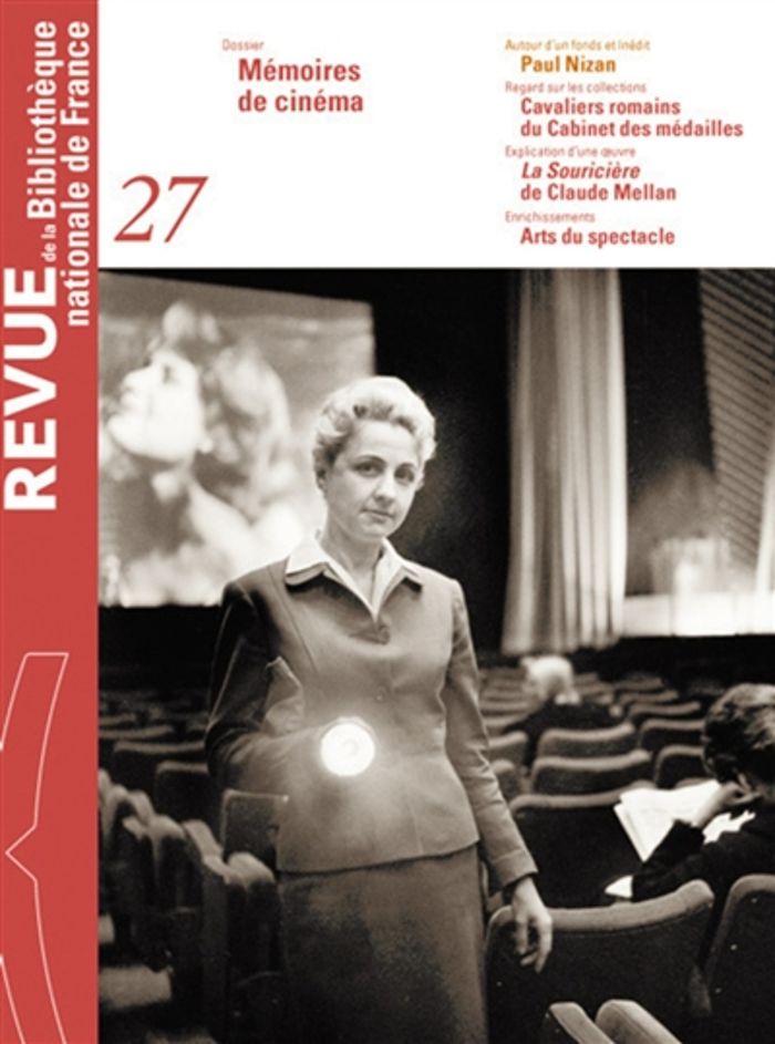 Couverture du livre « REVUE DE LA BNF NUMERO 27 - MEMOIRES DE CINEMA - VOL27 » de Collectif, librairie Les Contes Infusés à Corte
