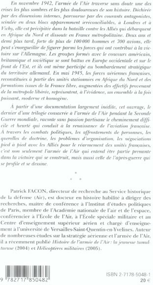 Quatrième de couverture de « L'ARMEE DE L'AIR DE LA VICTOIRE : 1942-1945 »