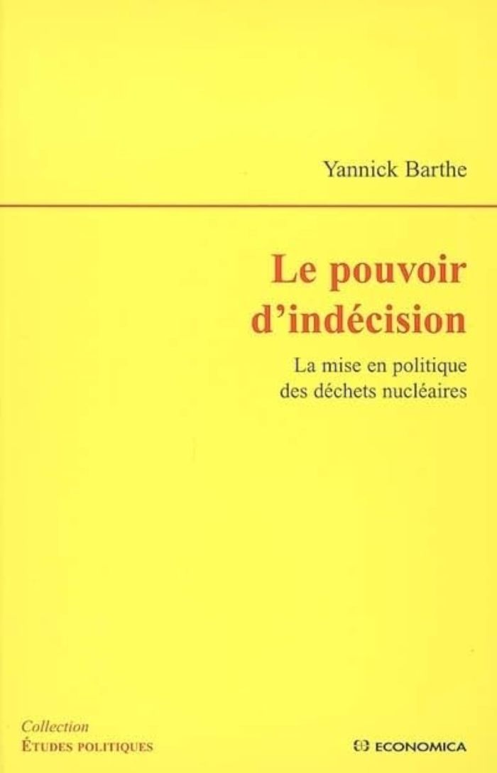 Couverture du livre « POUVOIR D'INDECISION (LE) » de Barthe/yannick, librairie Les Contes Infusés à Corte