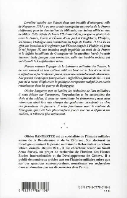 Quatrième de couverture de « NOVARE 1513 »