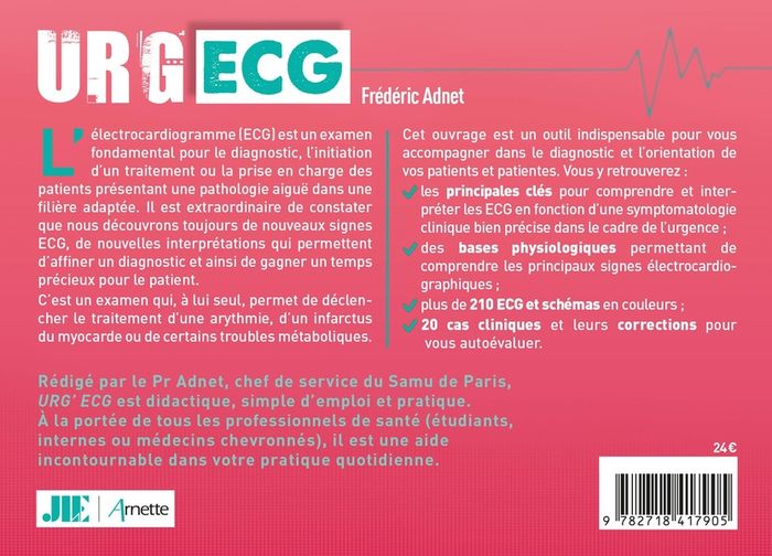 Quatrième de couverture de « Urg' ECG »