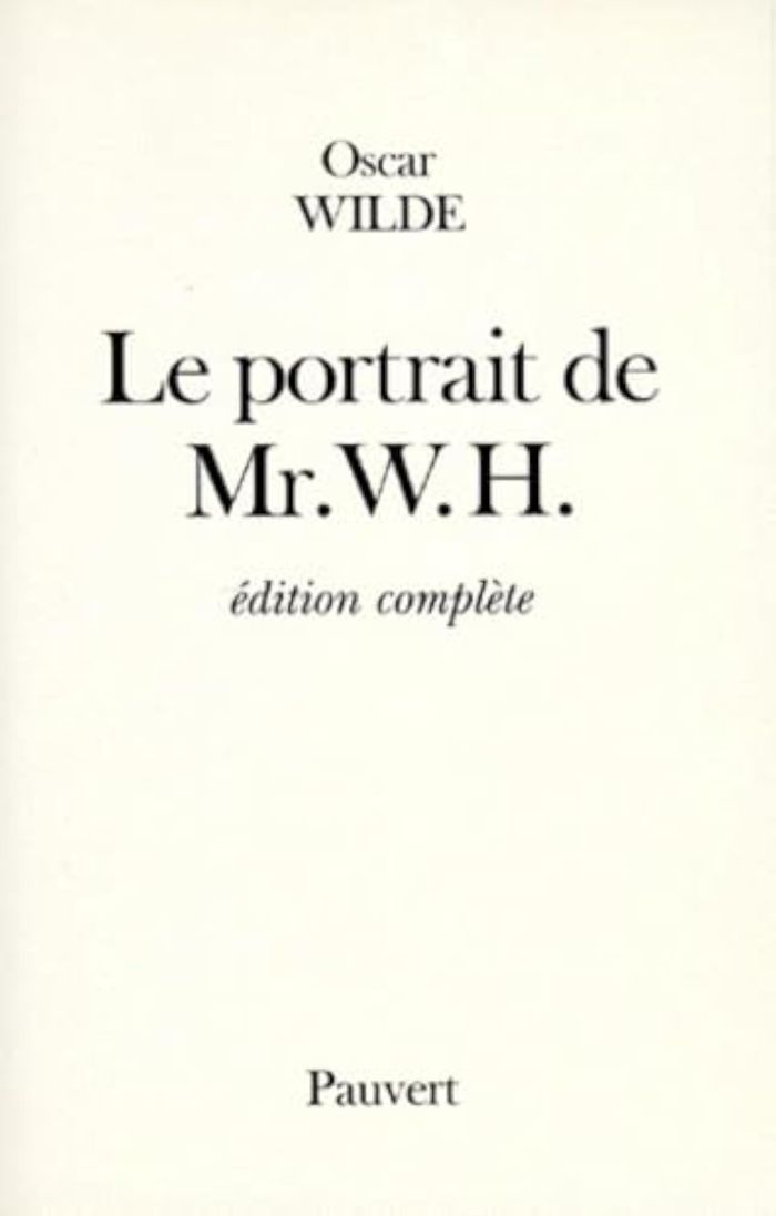 Couverture du livre « LE PORTRAIT DE MR. W.H. », librairie Les Contes Infusés à Corte