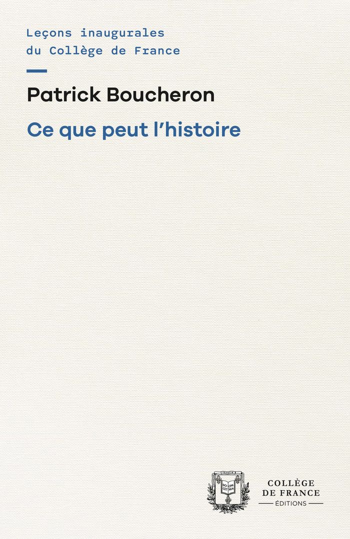 Couverture du livre « Ce que peut l'histoire », librairie Les Contes Infusés à Corte