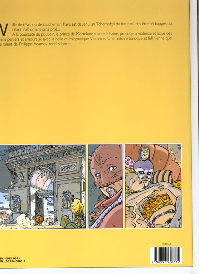 Quatrième de couverture de « LES EAUX DE MORTELUNE - TOME 02 - LE CAFE DU PORT »