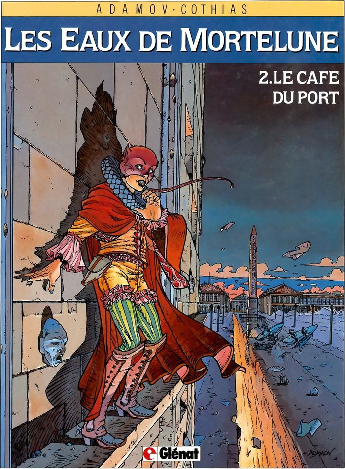 Couverture du livre « LES EAUX DE MORTELUNE - TOME 02 - LE CAFE DU PORT » de Cothias/adamov, librairie Les Contes Infusés à Corte