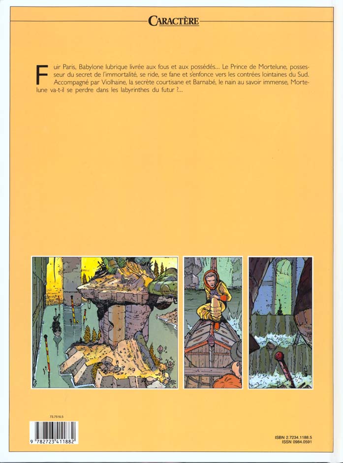 Quatrième de couverture de « LES EAUX DE MORTELUNE - TOME 04 - LES YEUX DE NICOLAS »