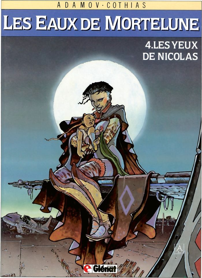 Couverture du livre « LES EAUX DE MORTELUNE - TOME 04 - LES YEUX DE NICOLAS » de Cothias/adamov, librairie Les Contes Infusés à Corte