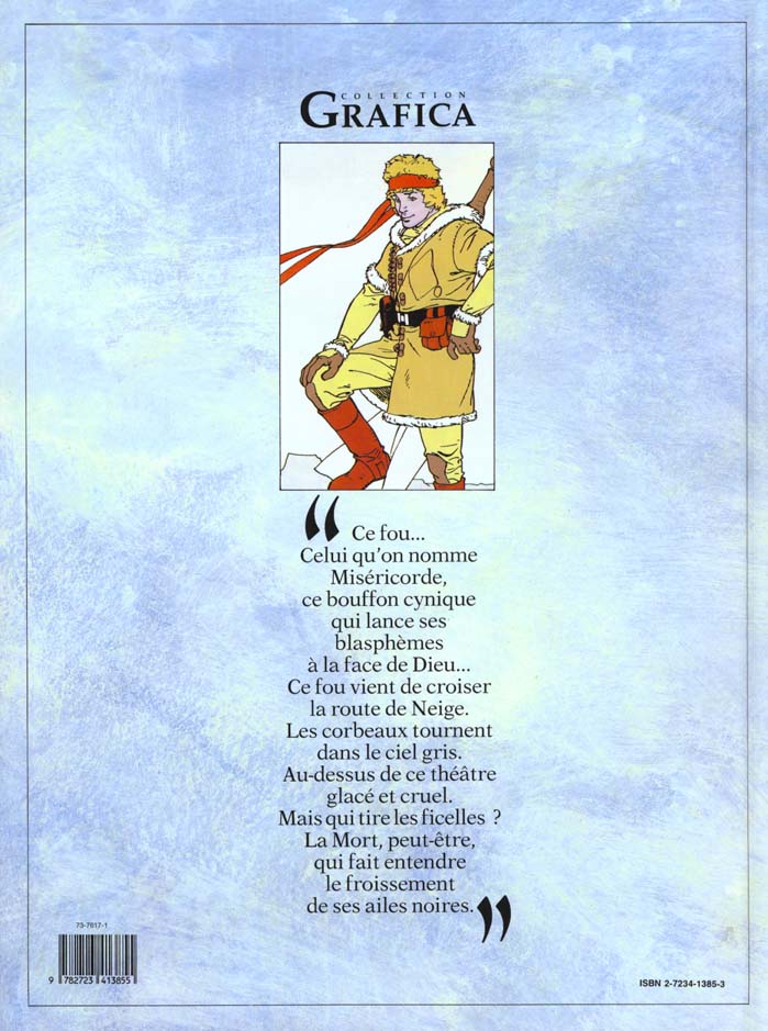 Quatrième de couverture de « NEIGE - TOME 02 - LA MORT CORBEAU »
