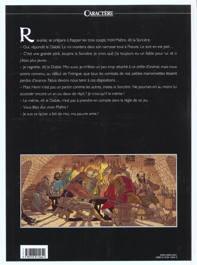 Quatrième de couverture de « LES 7 VIES DE L'EPERVIER - TOME 04 - HYRONIMUS »
