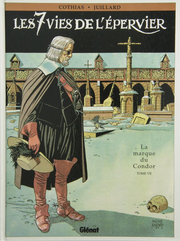 Couverture du livre « LES 7 VIES DE L'EPERVIER - TOME 07 - LA MARQUE DU CONDOR » de Cothias/juillard, librairie Les Contes Infusés à Corte