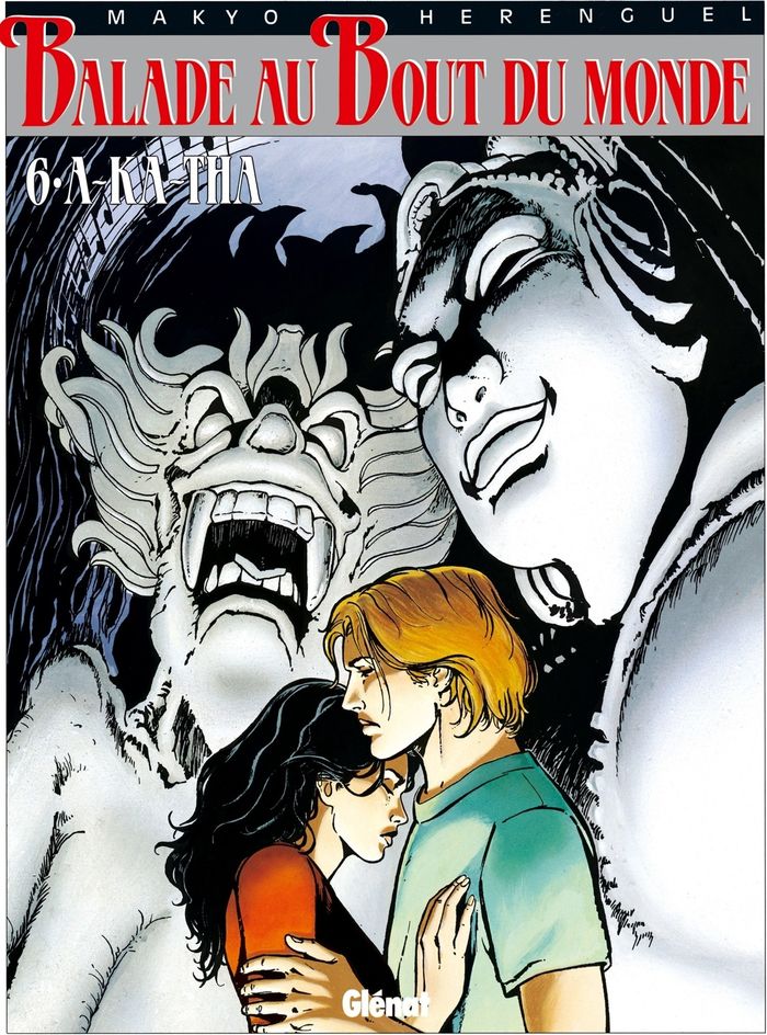 Couverture du livre « BALADE AU BOUT DU MONDE - T06 - BALADE AU BOUT DU MONDE - CYCLE 2 - TOME 02 - A-KA-THA » de Makyo/herenguel, librairie Les Contes Infusés à Corte