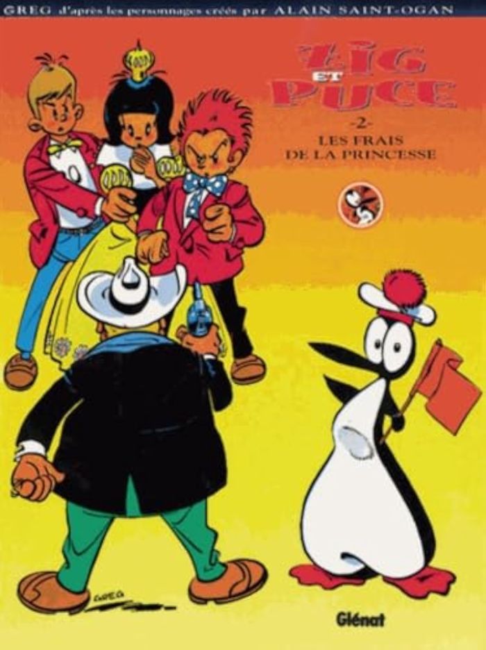 Couverture du livre « ZIG ET PUCE - TOME 02 - LES FRAIS DE LA PRINCESSE » de Greg, librairie Les Contes Infusés à Corte