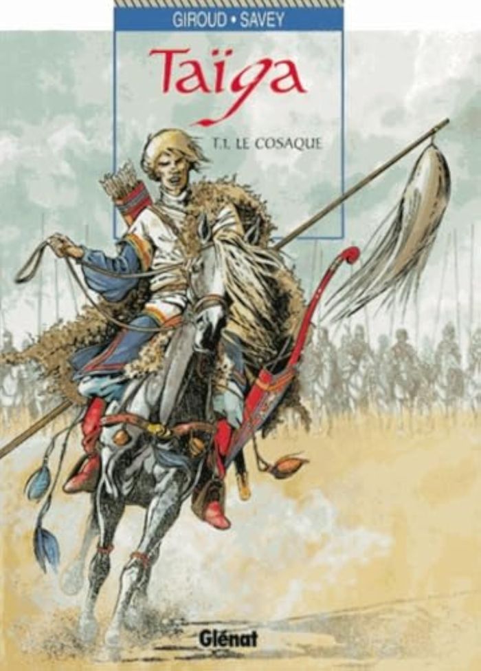Couverture du livre « TAIGA - TOME 01 - LE COSAQUE » de Giroud/savey, librairie Les Contes Infusés à Corte