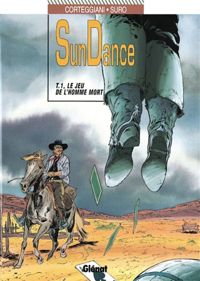 Couverture du livre « SUNDANCE - TOME 01 - LE JEU DE L'HOMME MORT » de Corteggiani/suro, librairie Les Contes Infusés à Corte